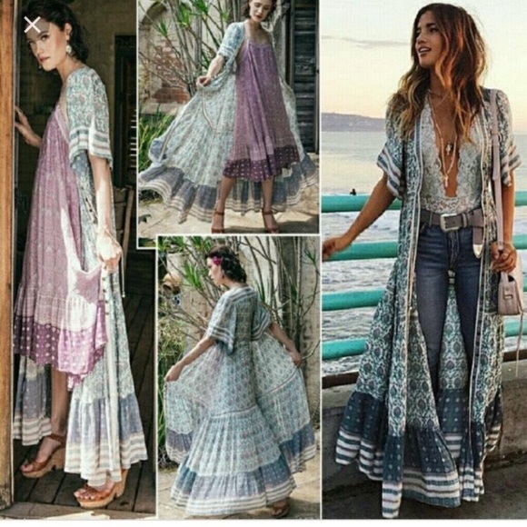 Spell Oracle Midi Dress in Sage - Picture 2 of 16